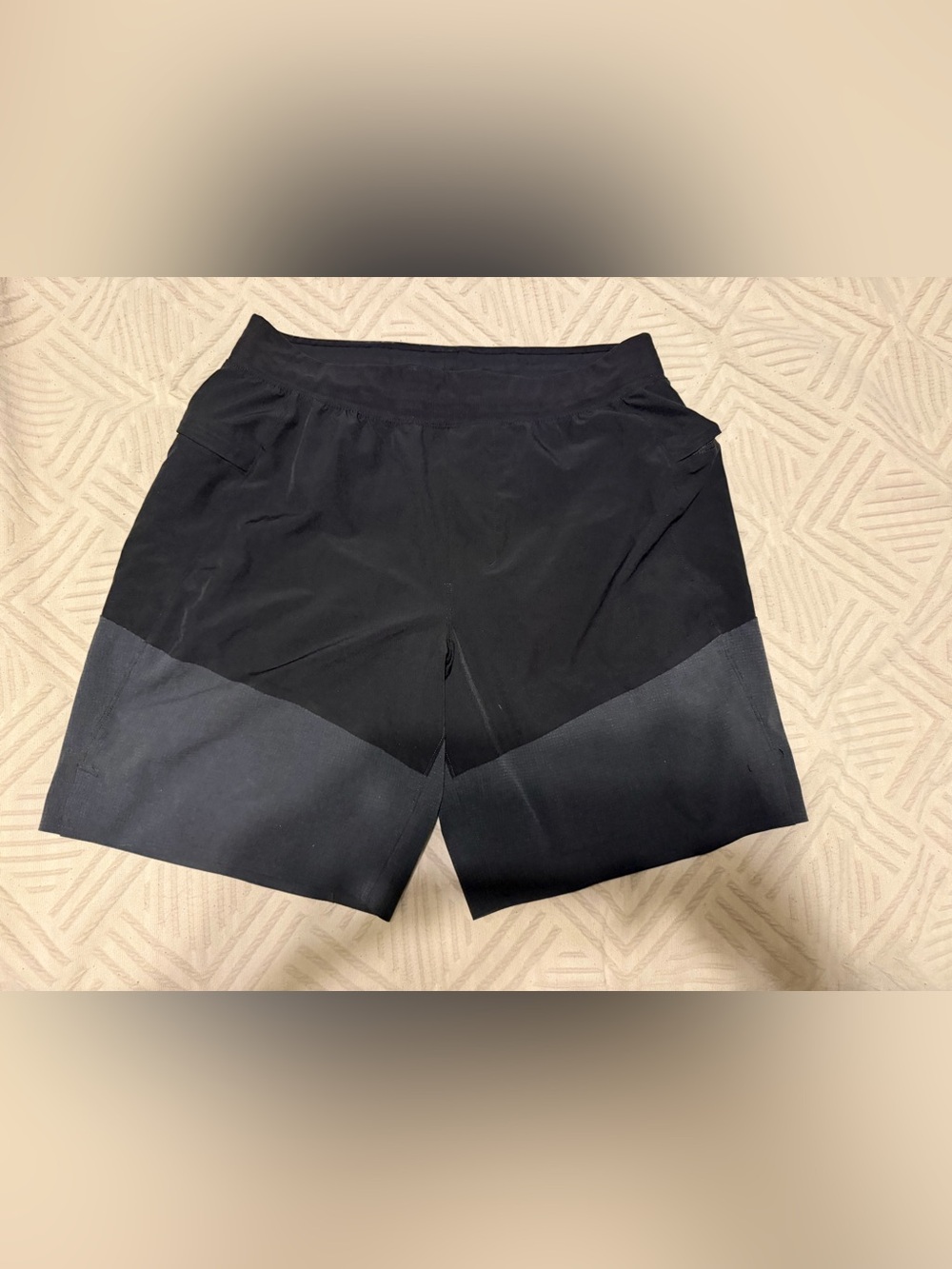 lululemon athletica Black Two-Tone Men's Shorts